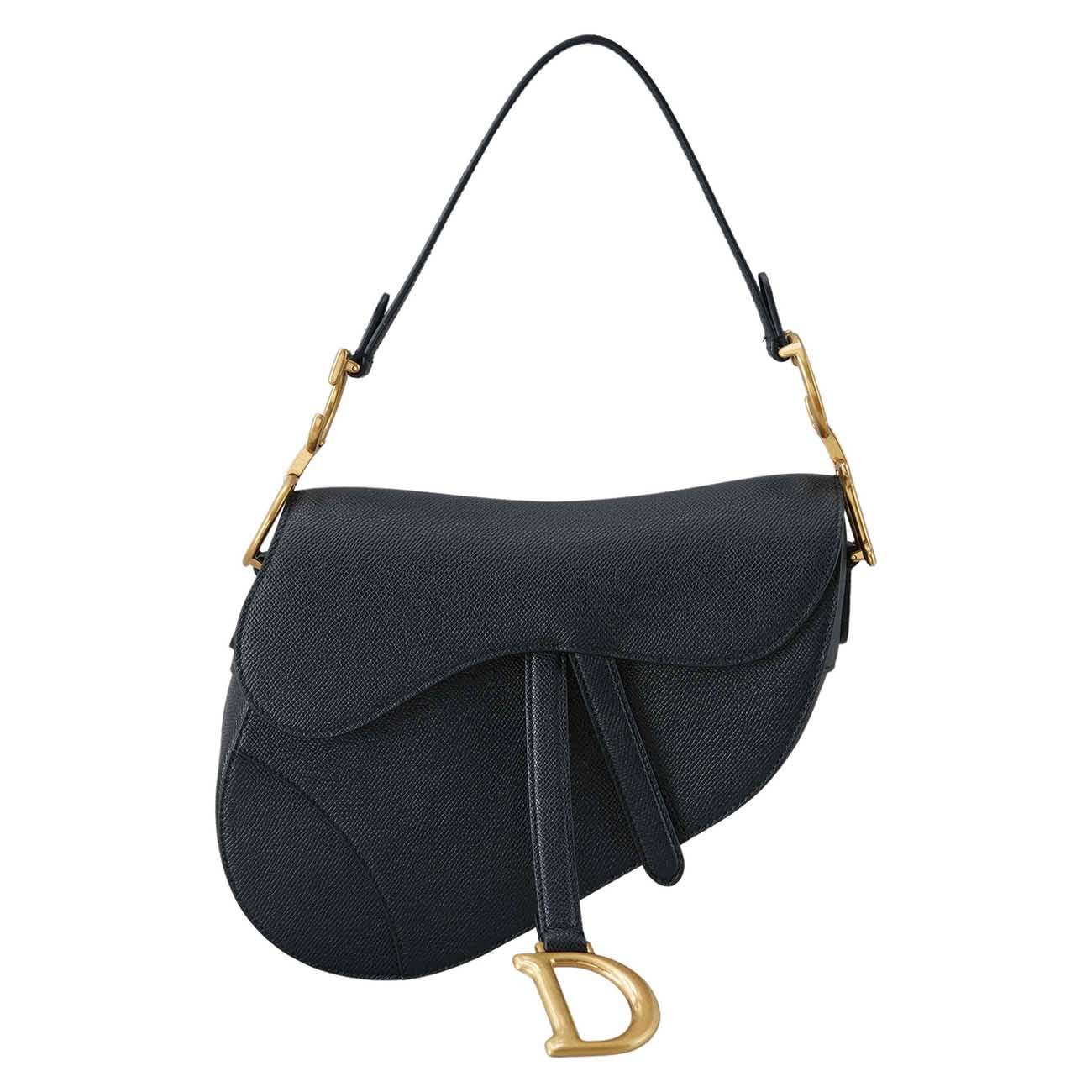 CHRISTIAN DIOR(USED)크리스찬디올 카프스킨 새들 백